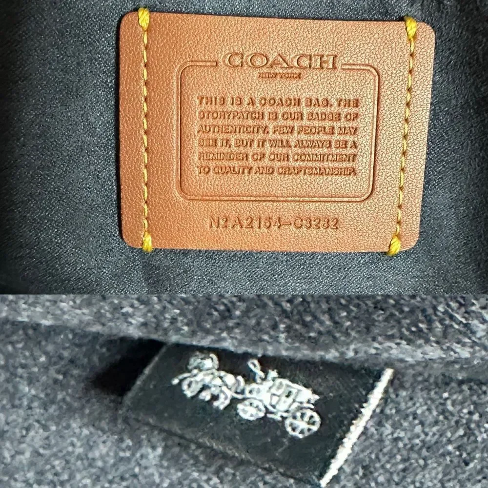 💯Authentic Coach Tote Monogram Handbag🍀